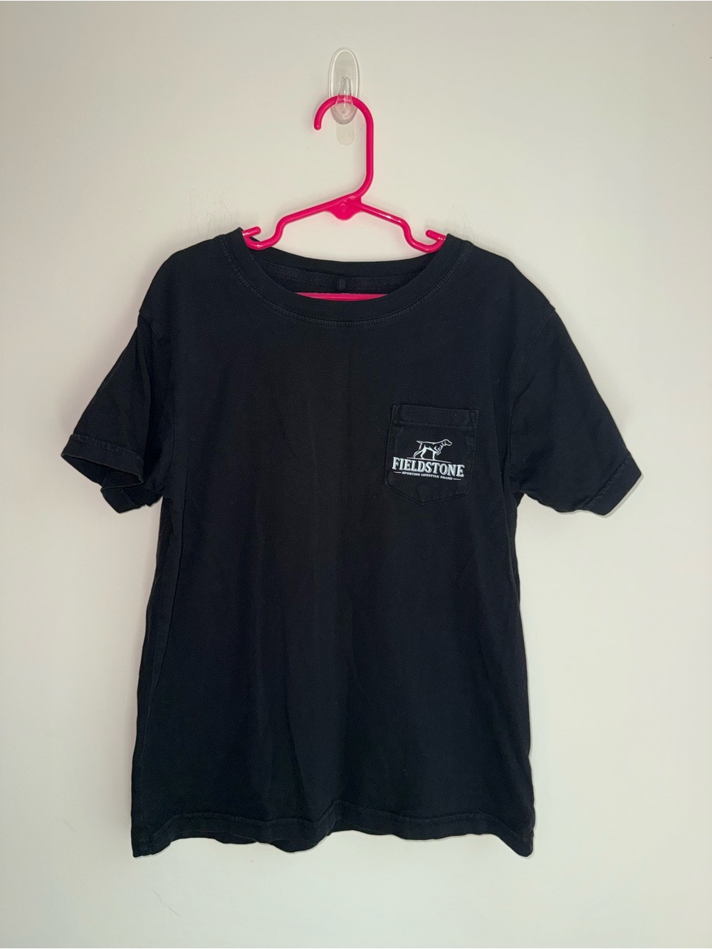 Fieldstone Black Pocket T‑Shirt